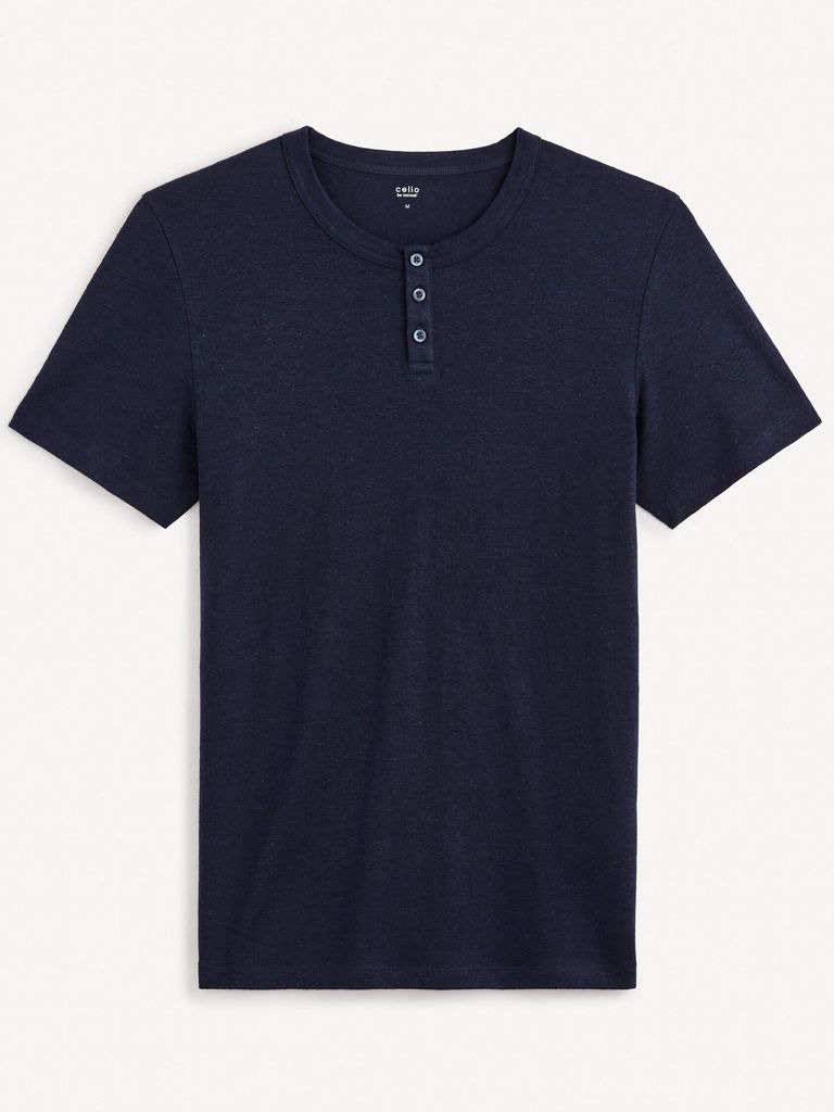 Celio Geliney Henley T-Shirt 1147240__S