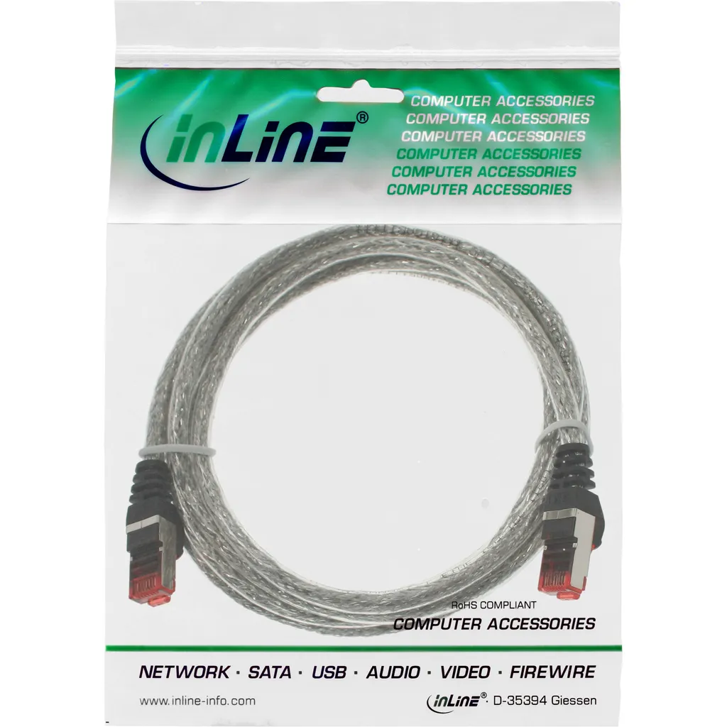 InLine 76411T Cavo Patch Cat.6 S/FTP 1m | Standard Professionale IT - 5
