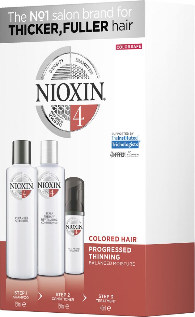 Nioxin 4 Lightweight Thinning Hair, Colored 340ml