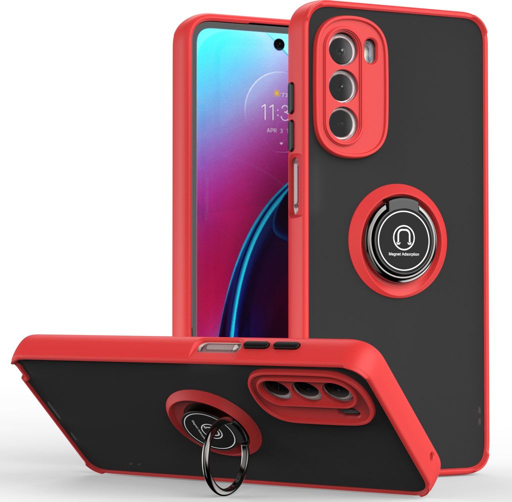 Moto G Stylus 5G 2022 Hülle, Ring Halter Ständer Matte Produktbild 