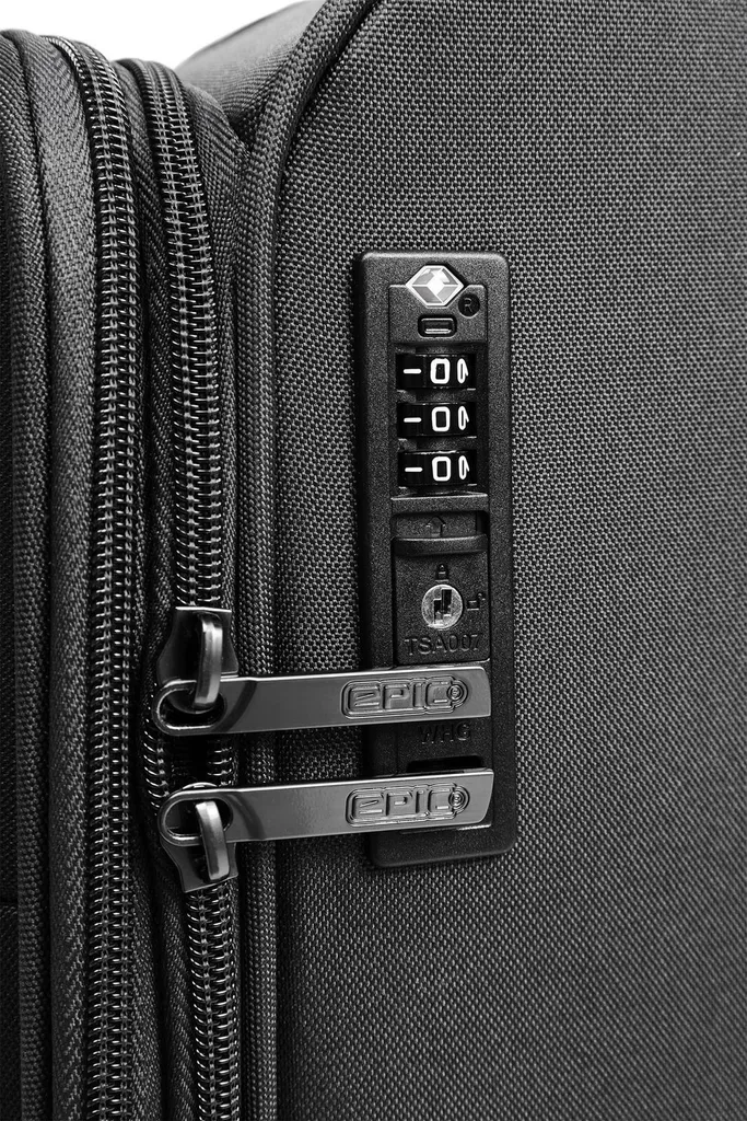 Valise EPIC Discovery Neo 65cm - Trolley léger et robuste noir 4 roues - 7