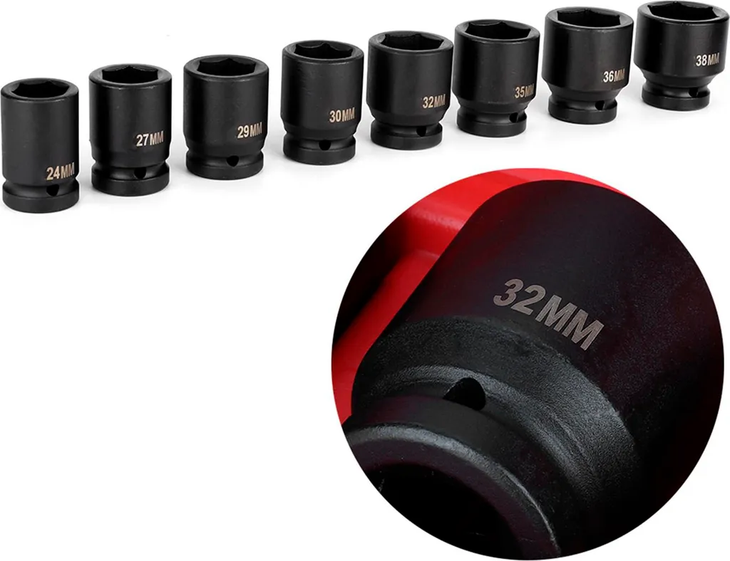 Coffret douilles Deep Impact 3/4 hexagonales - Outil de réparation