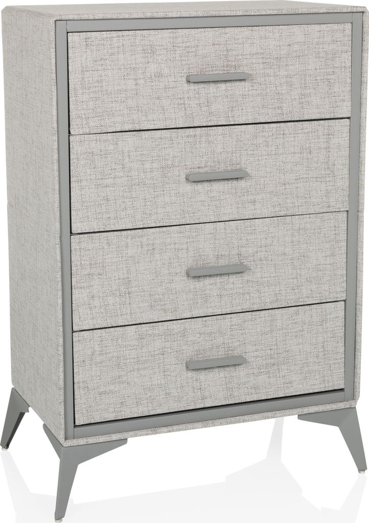 hjh LIVING Kommode mit 4 Schubladen SKUFFY Sideboard Schrank 90.0 x 60.0 x 35.5 cm