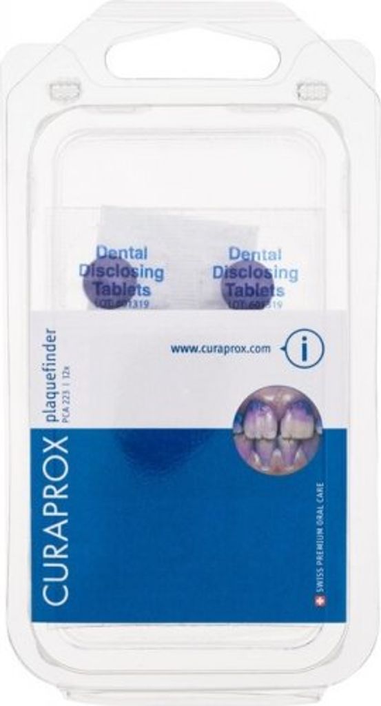 CURAPROX PCA 223 Plaque Färbetabletten, 12 St Produktbild 