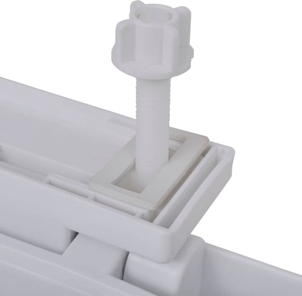 vidaXL Toilettensitz mit Absenkautomatik Weiß Quadratisch Produktbild 5