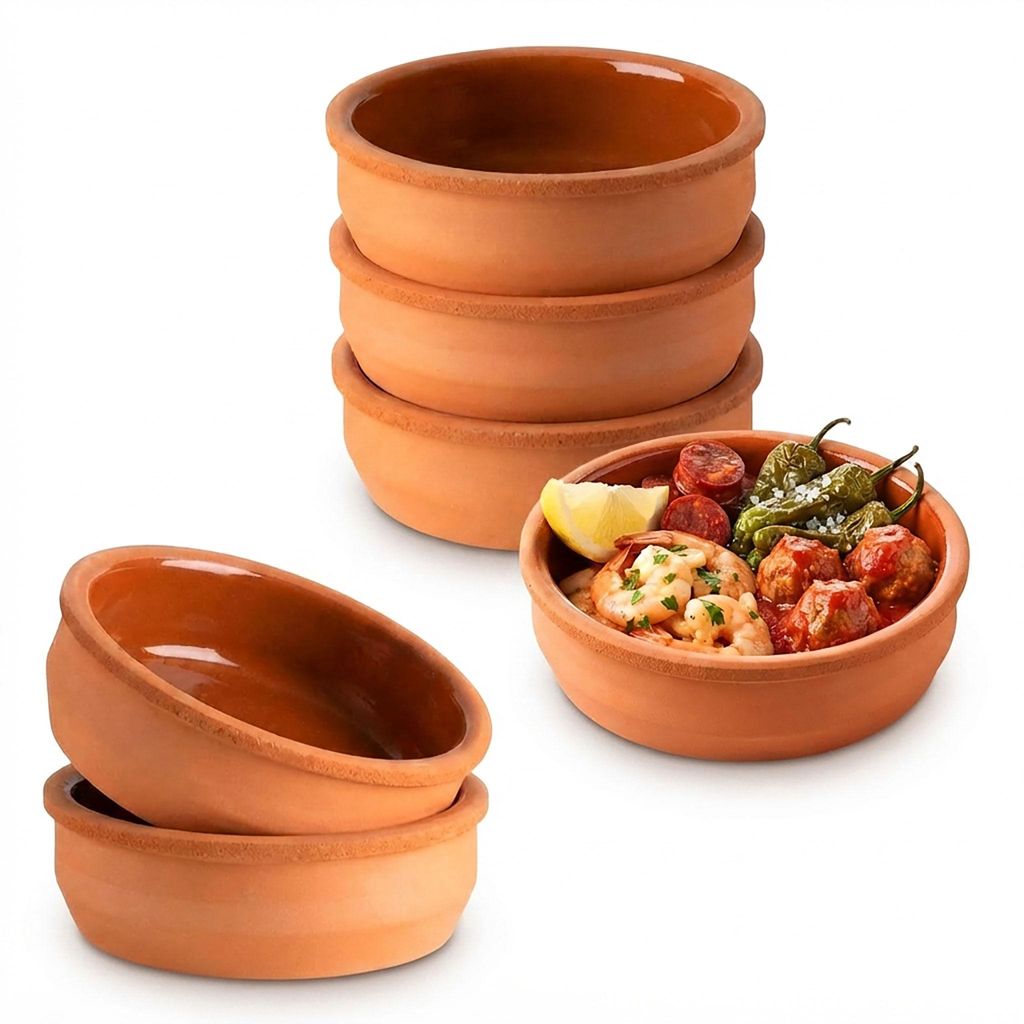 Tapas schalen, set van 6 (2x3) - elk 11,5x4 cm - Productafbeelding 
