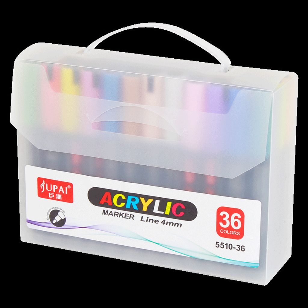 18 Farben 0.7mm Acrylstifte Marker Acrylfarben Wasserfest Stifte Kinder Geschenk