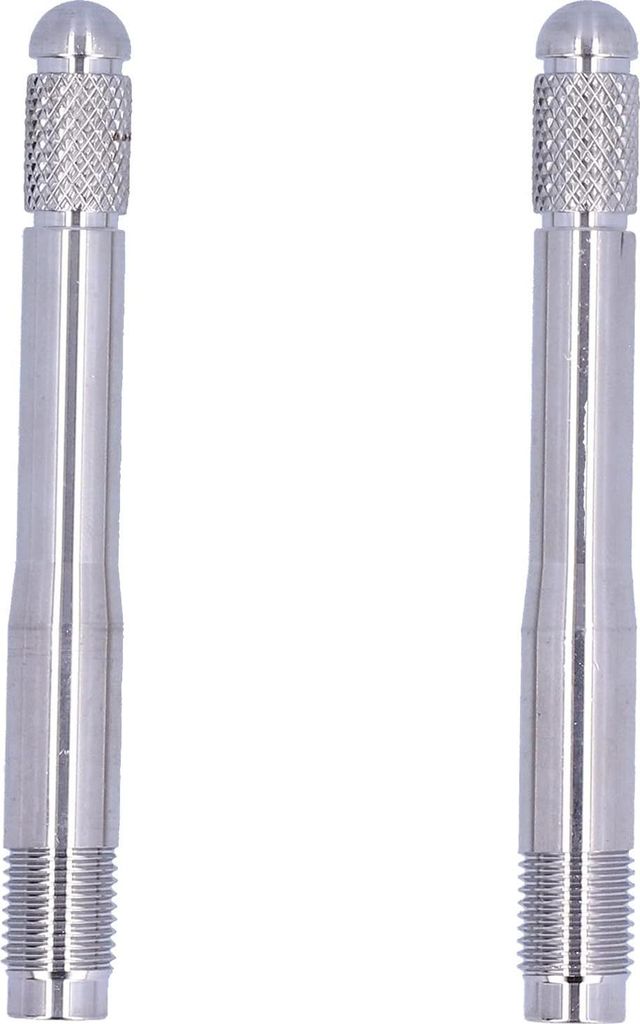 Allecto plus - Set aus 2 Radbolzen Ausrichtungsstiften M14 x 1,5 - Edelstahlwerkzeug für die Radmontage