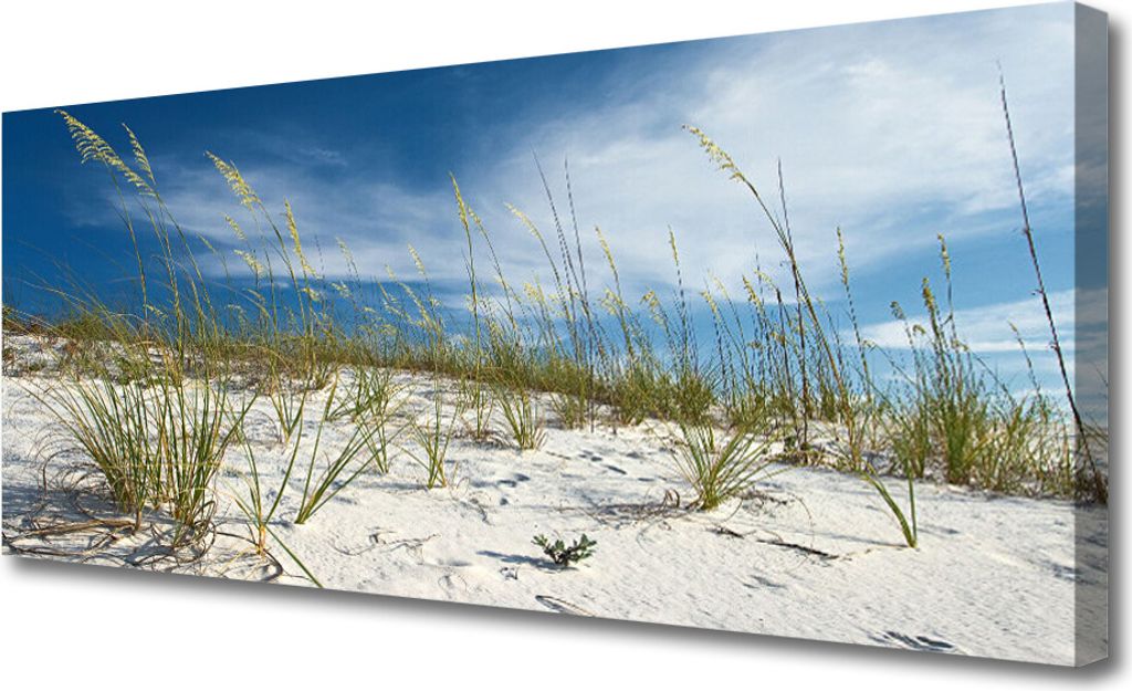 Tulup Leinwand-Bilder 125x50 Wandbild Canvas Kunstdruck Strand Landschaft
