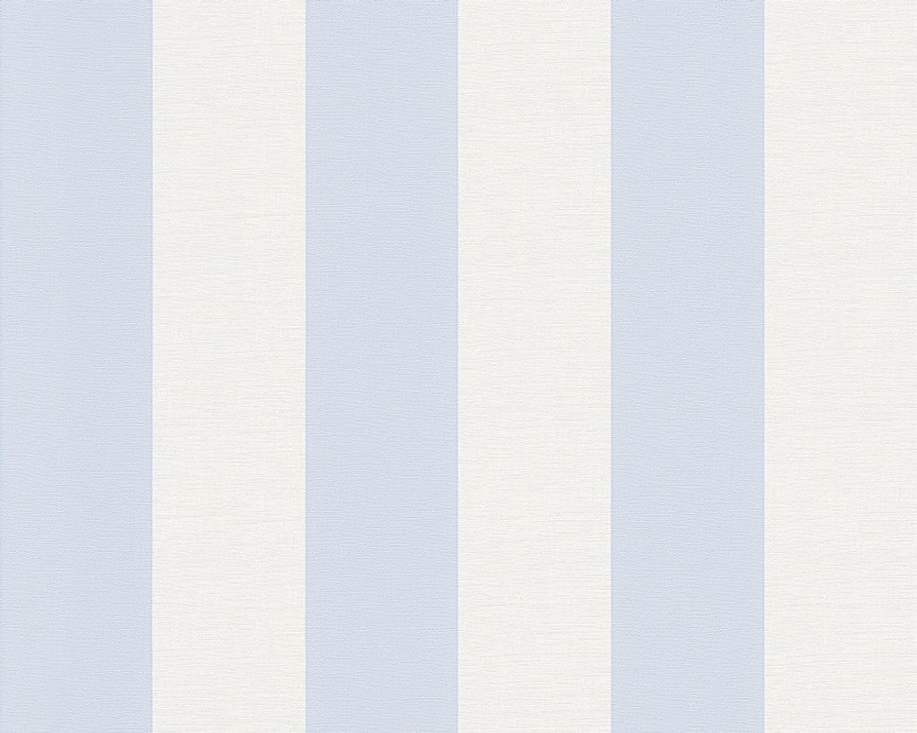 A seamless pattern of vertical stripes in light blue and white.