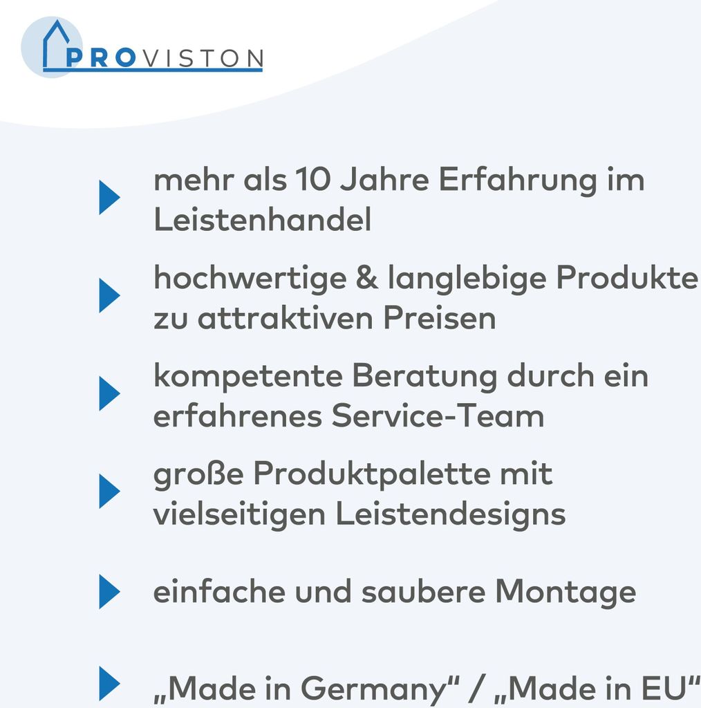 PROVISTON | Ausgleichsprofil | Aluminium eloxiert | Edelstahloptik | Breite 21 mm | Höhe 5 - 9 mm | Länge 1000 mm | Gebohrt | Anpassungsprofil | ...