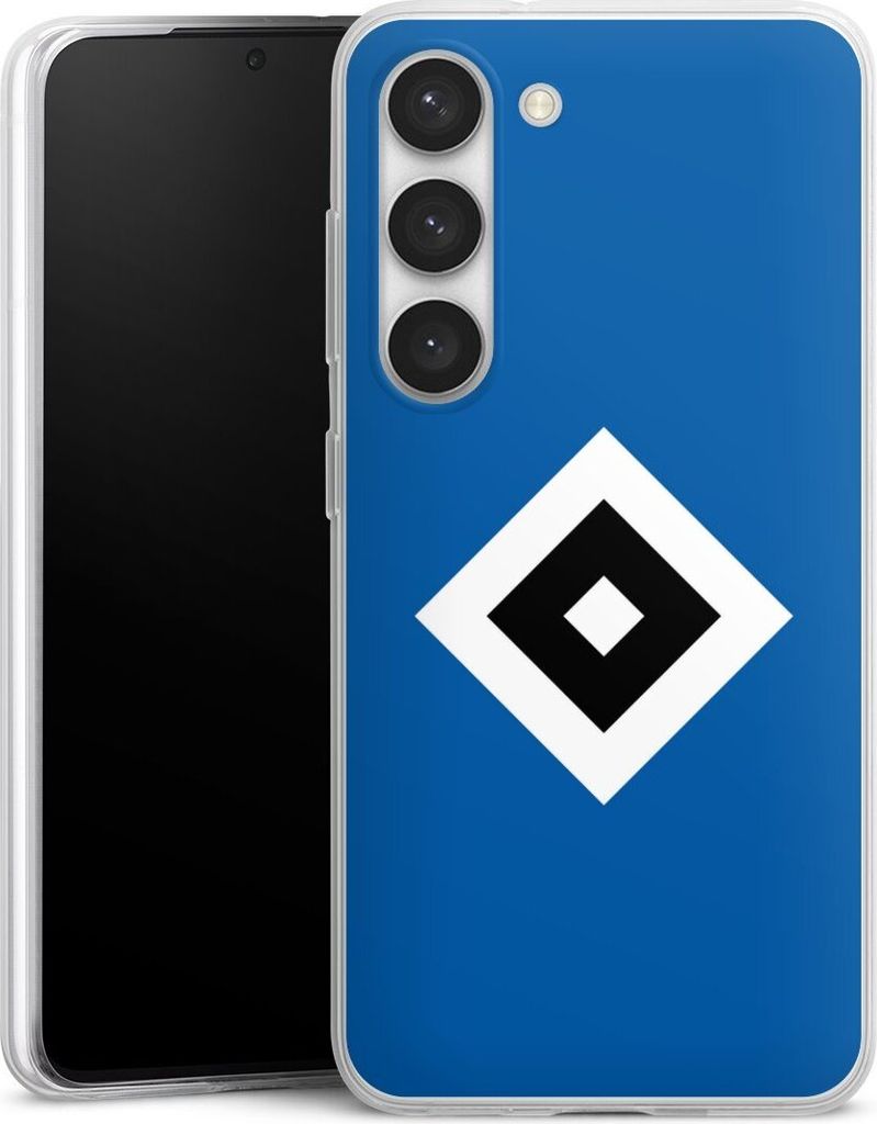 DeinDesign Slim Hülle für Samsung Galaxy S23 Silikon Case Ultra Dünn Handyhülle HSV Hamburger SV Logo