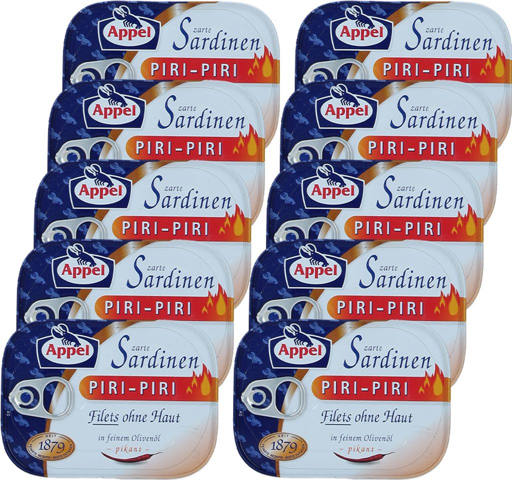 Appel Zarte Sardinen Piri-Piri 10 x 105g Produktbild 