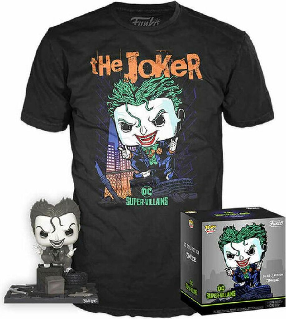 Set POP Figur & Tee DC Comics Jim Lee Joker