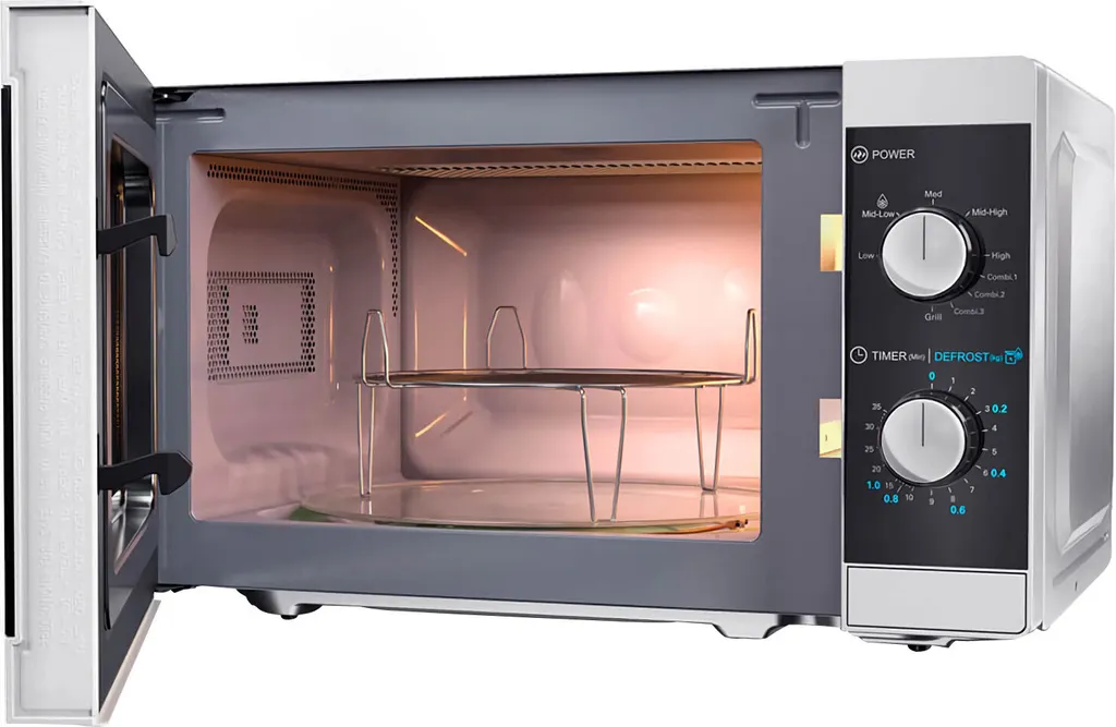 Sharp Microonde YC-MG01E-S Argento con Grill | Risparmia Tempo - 9