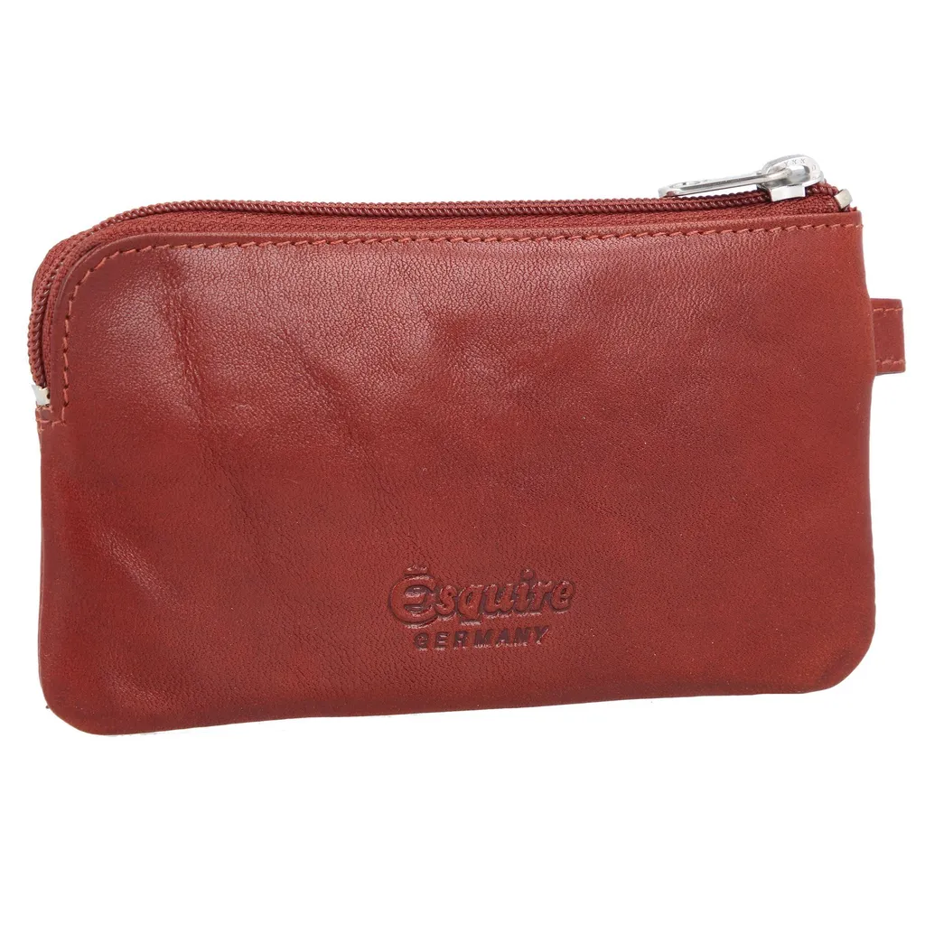 Esquire Toscana étui à clés en cuir véritable marron - Modèle Key Case
