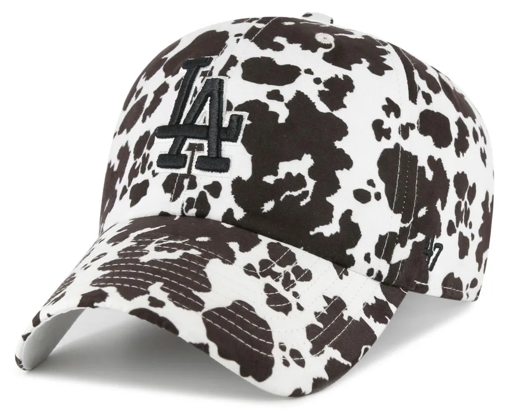 Casquette Ajustable 47 Brand LA Dodgers - Coton Blanc Edition Animal
