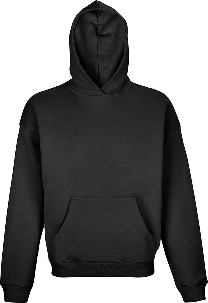 SOLS - "Connor" Kapuzenpullover Baumwolle aus biologischem Anbau für Herren/Damen Uni PC5073 (M) (Schwarz)