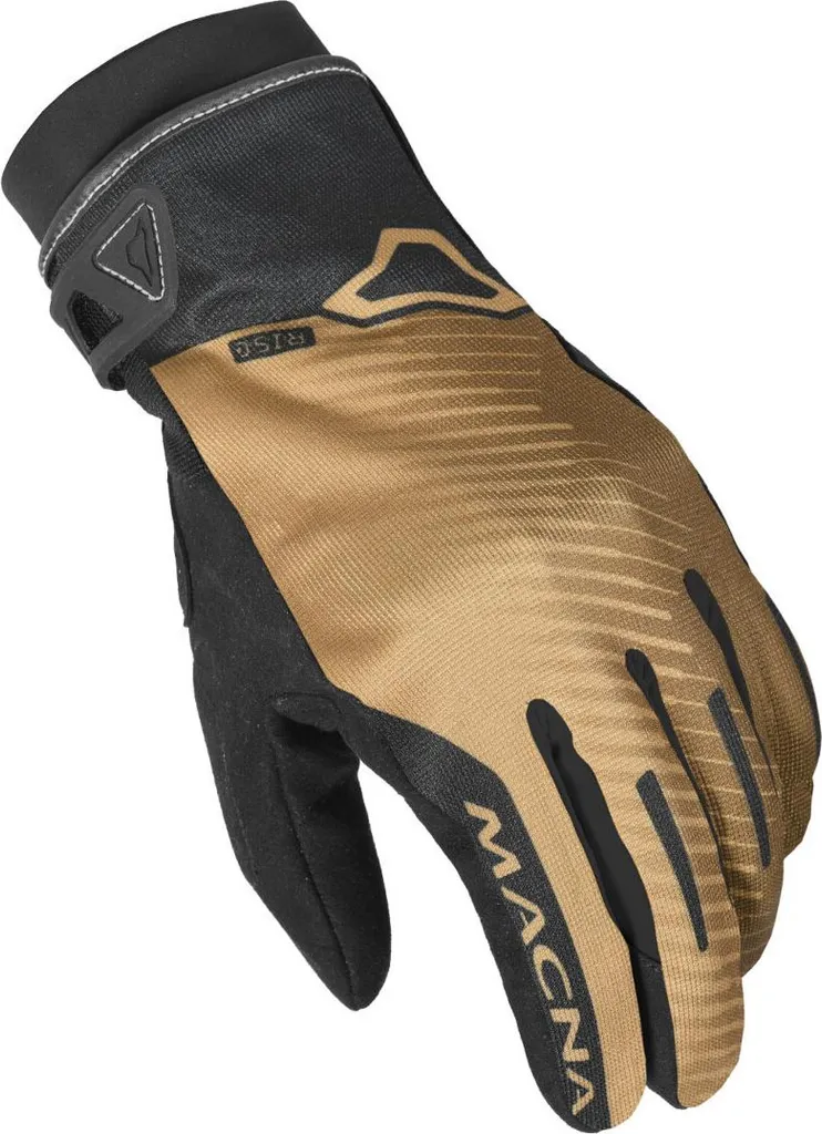 Gants de moto étanches et respirants en cuir pour homme Macna Crew