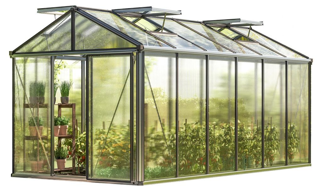 GFP szklarnia Diamas 24 Premium 235x460 cm - grube panele Zdjęcie produktu 
