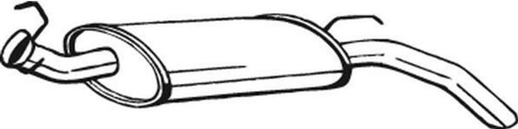Bosal Endschalldämpfer 200-507