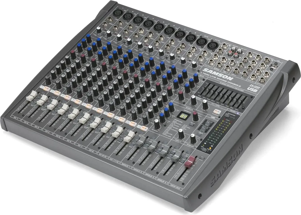 Table de mixage analogique Samson L1200 avec multi-effets 24-bit - 3