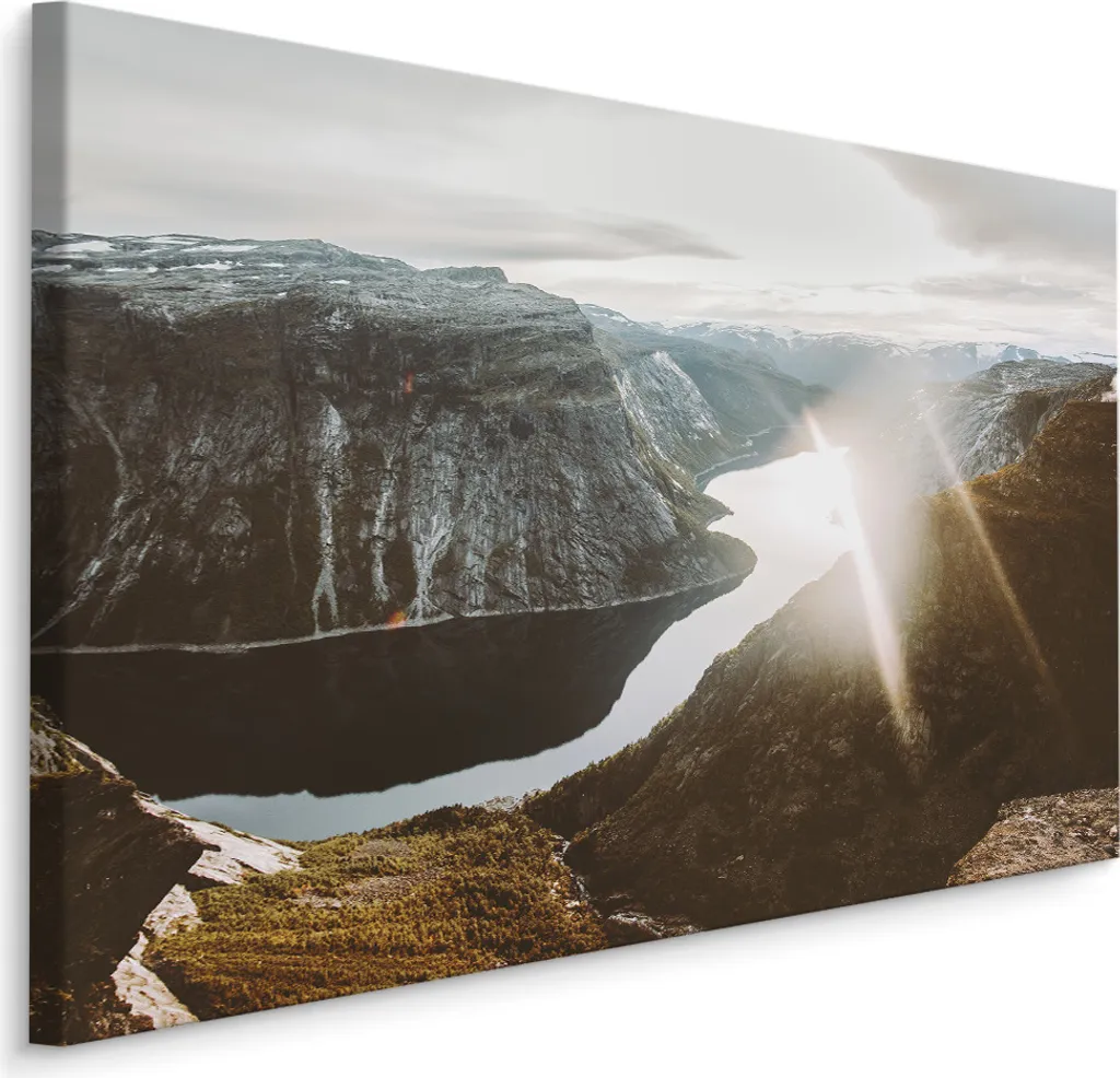 Fotomurale Montagna su Tela 100x70 - Decorazione Parete Moderna Natura