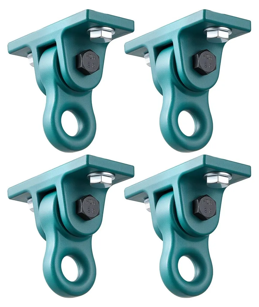 Supports pivotants pour aire de jeux et véranda, aluminium 2268kg, 4 unités