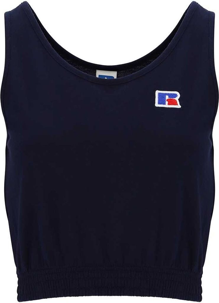 Russell Athletic Ewt E34081 ärmelloses T-shirt Blau M Frau Blau M