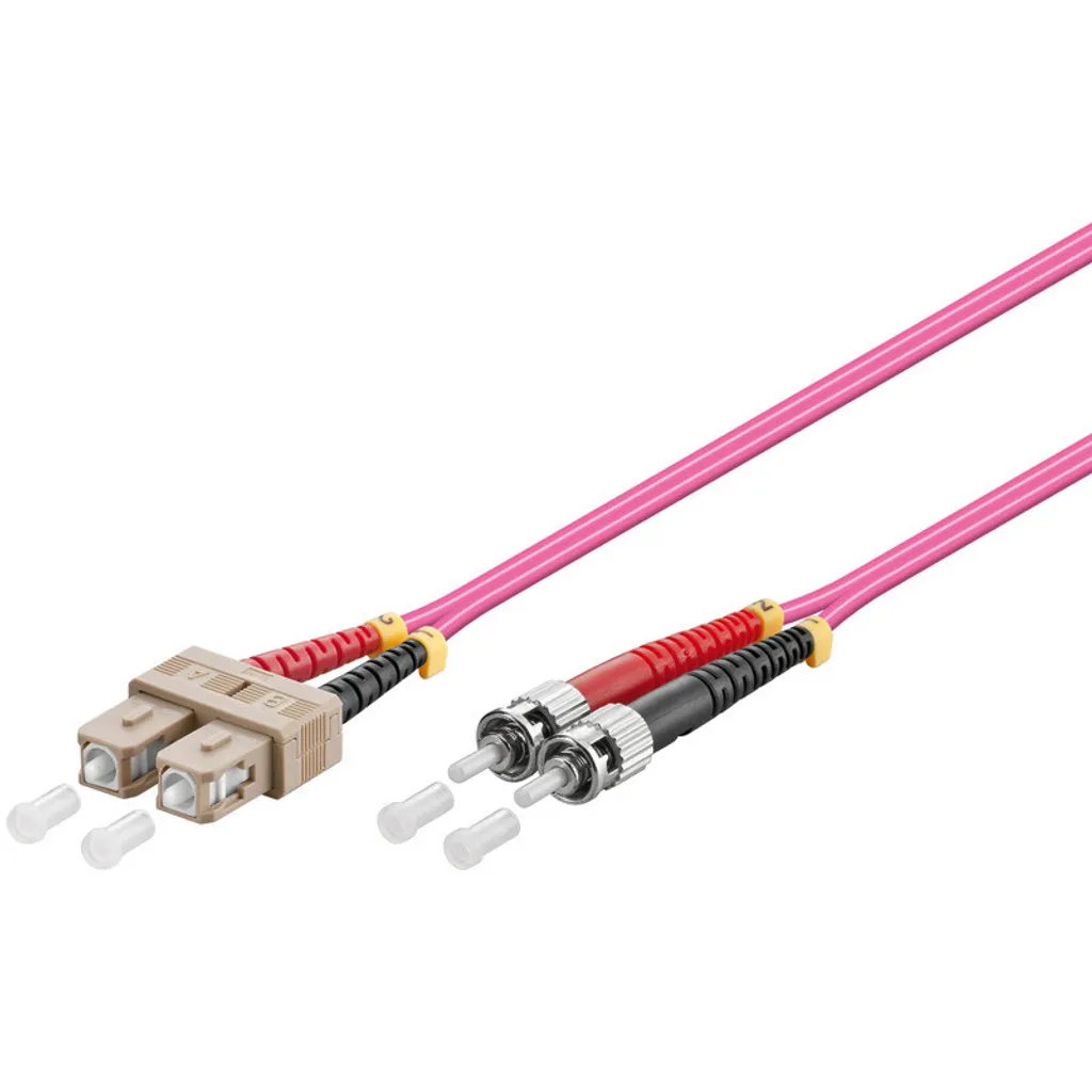 Liaison fibre optique InfiniBand 1m ST-SC pour réseau professionnel