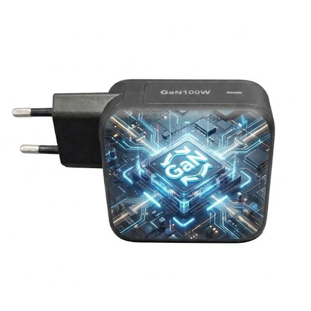 Bloc de Charge Rapide GaN 100W Multi-Ports avec Câble USB-C Inclus