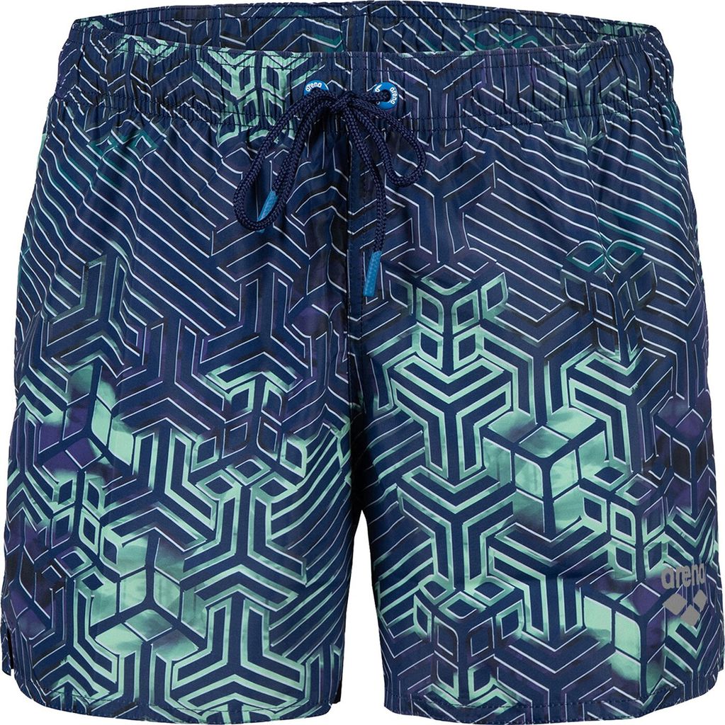 Arena Men's Beach Short Allover Green Lake Multi Green Lake Produktbild 