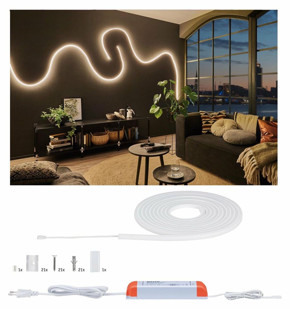 Paulmann MaxLED Flow, Wandstreifenleuchte, Ambiente, Produktbild 