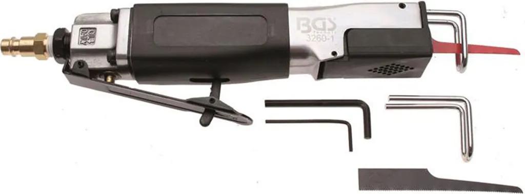 Scie sauteuse pneumatique 9000 cpm BGS 3260-1 avec guide de précision