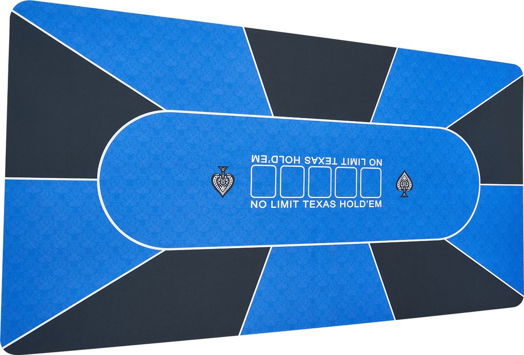 SucceBuy Pokertischplatte 70 x 35 Zoll, faltbare Pokermatte für 6–8 Spieler, rechteckige Pokertischauflage mit Tragetasche, faltbare Pokermatte ...