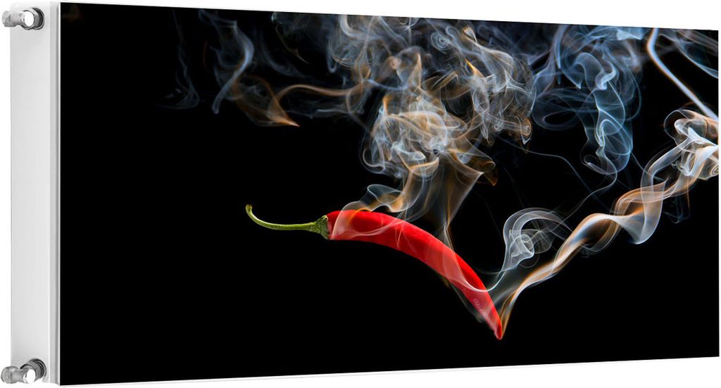 Magnet Heizkörperverkleidung Heizkörperabdeckung Heizung 120x60 cm Schwarz Chilli