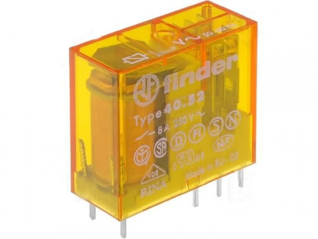 Finder Relais 24V AC max 8A 40.52.8.024.000