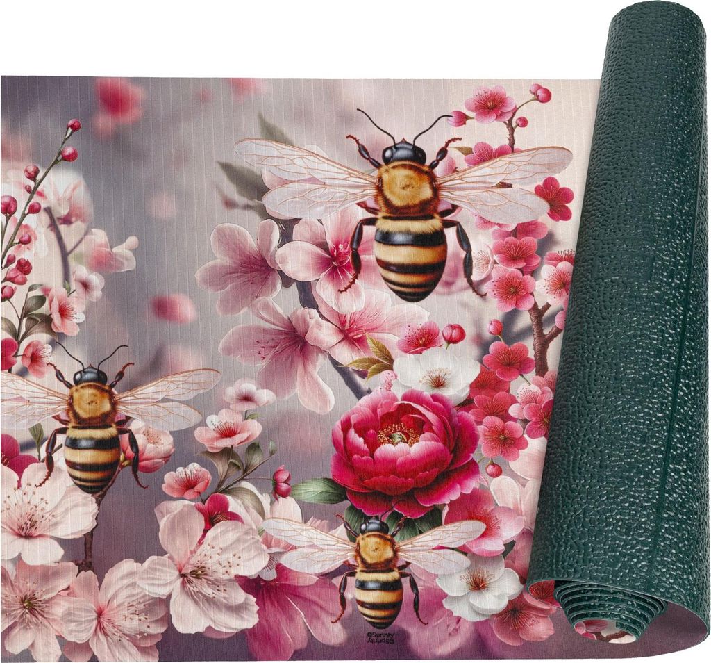 GreenLine Teppichläufer Textil Sakura Rosa 52x180cm