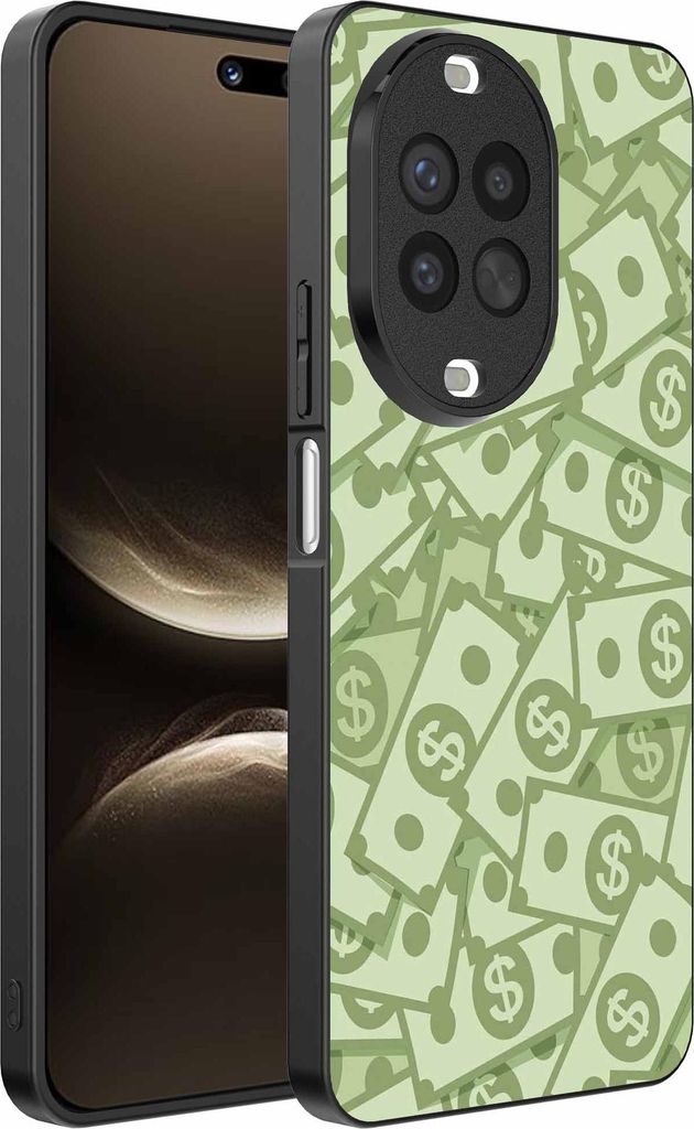 Fit für Huawei Nova 14 Ultra Telefon Fall mit Geld Impressum - TPU Backcover Fall mit Geld Design - Smartphonica
