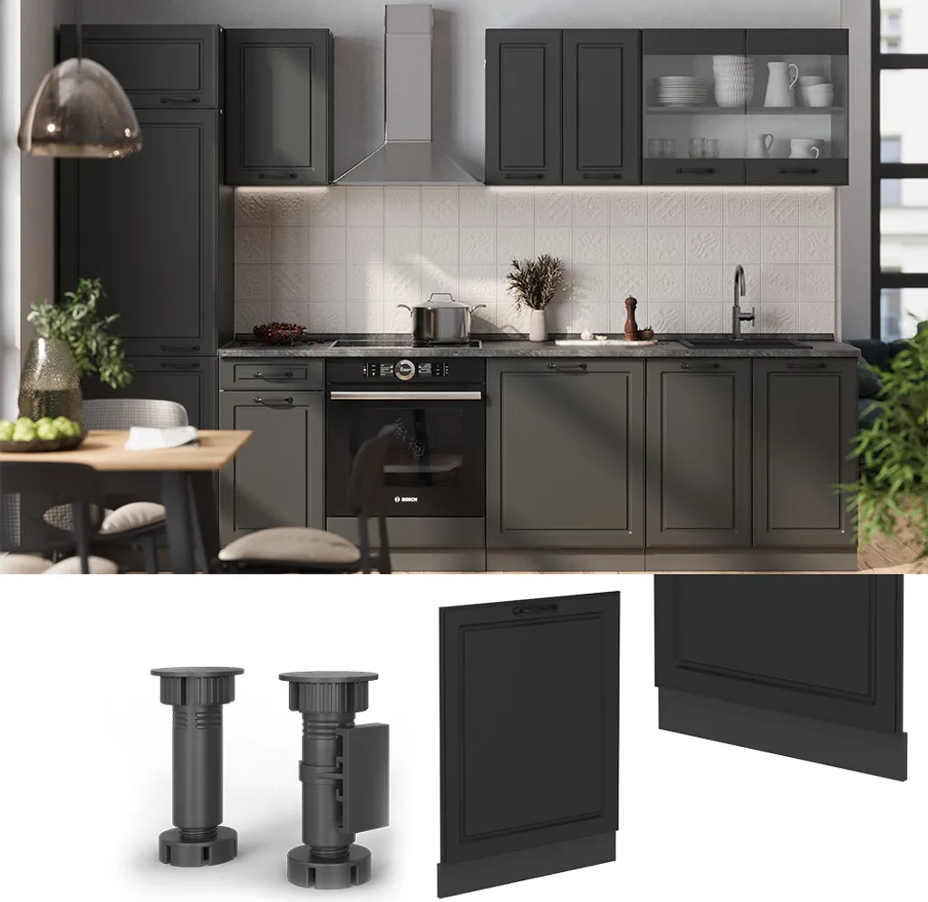 Anta Lavastoviglie 60cm Vicco R-Line Antracite | Prezzo e Qualità - 4