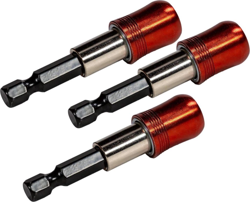 3er Set Schnellwechsel Magnetbithalter mit Bit Verriegelung