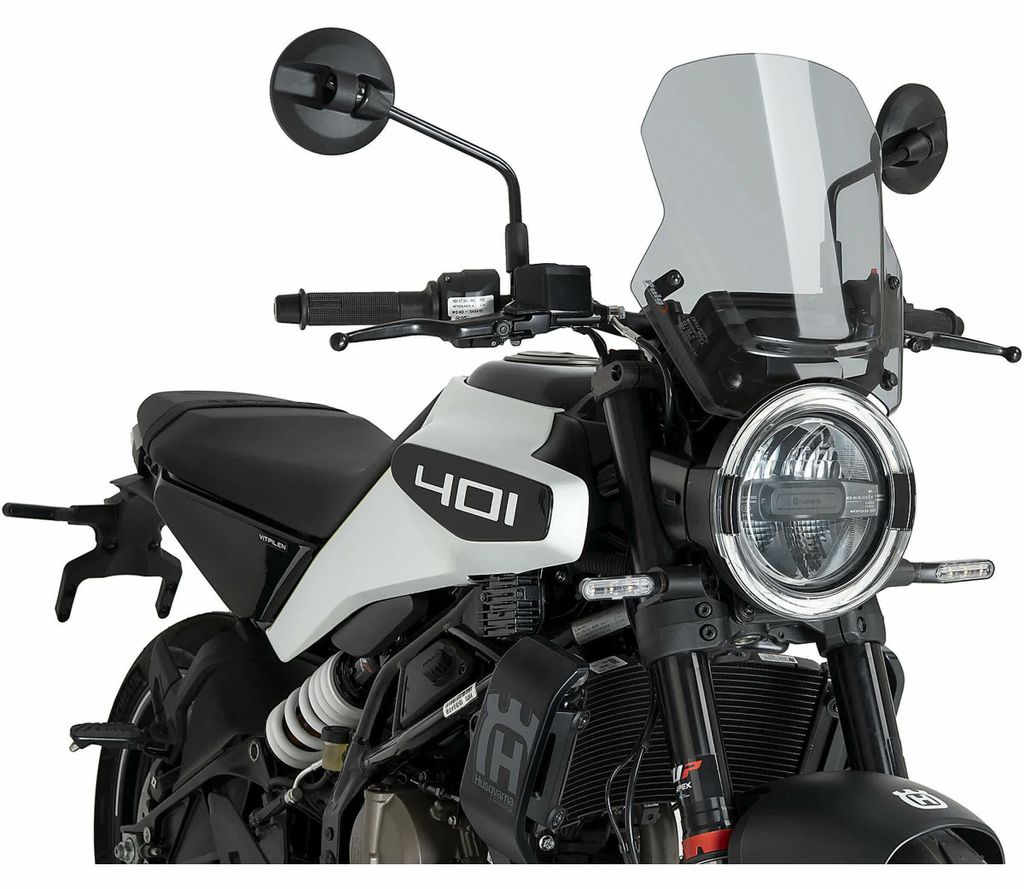 Cupolino PUIG Naked N.G. Sport fume chiaro per HUSQVARNA Immagine del prodotto 