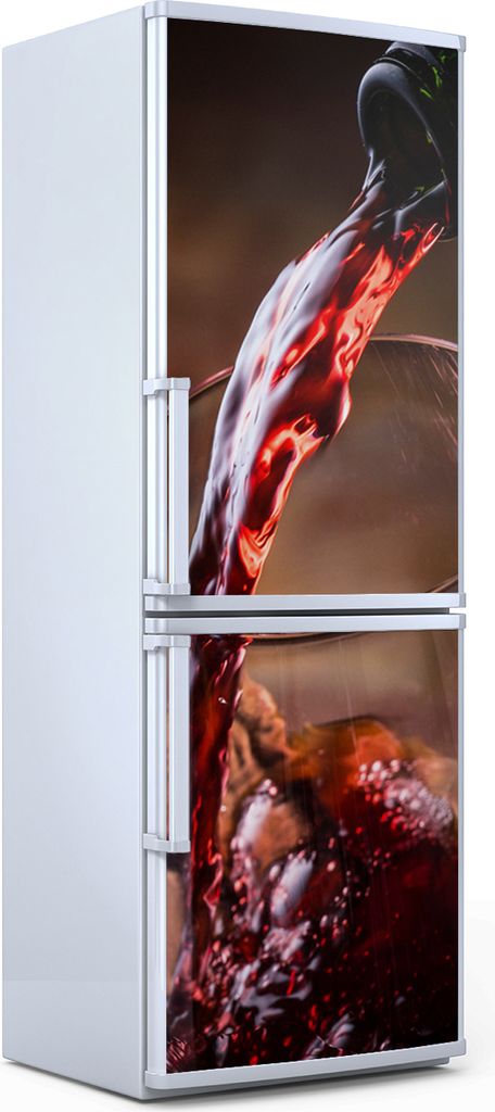 Magnete Dekorative - 70 cm x 190 cm - Küche - Magnetmatte Kühlschrankmagnete - Wein Glas
