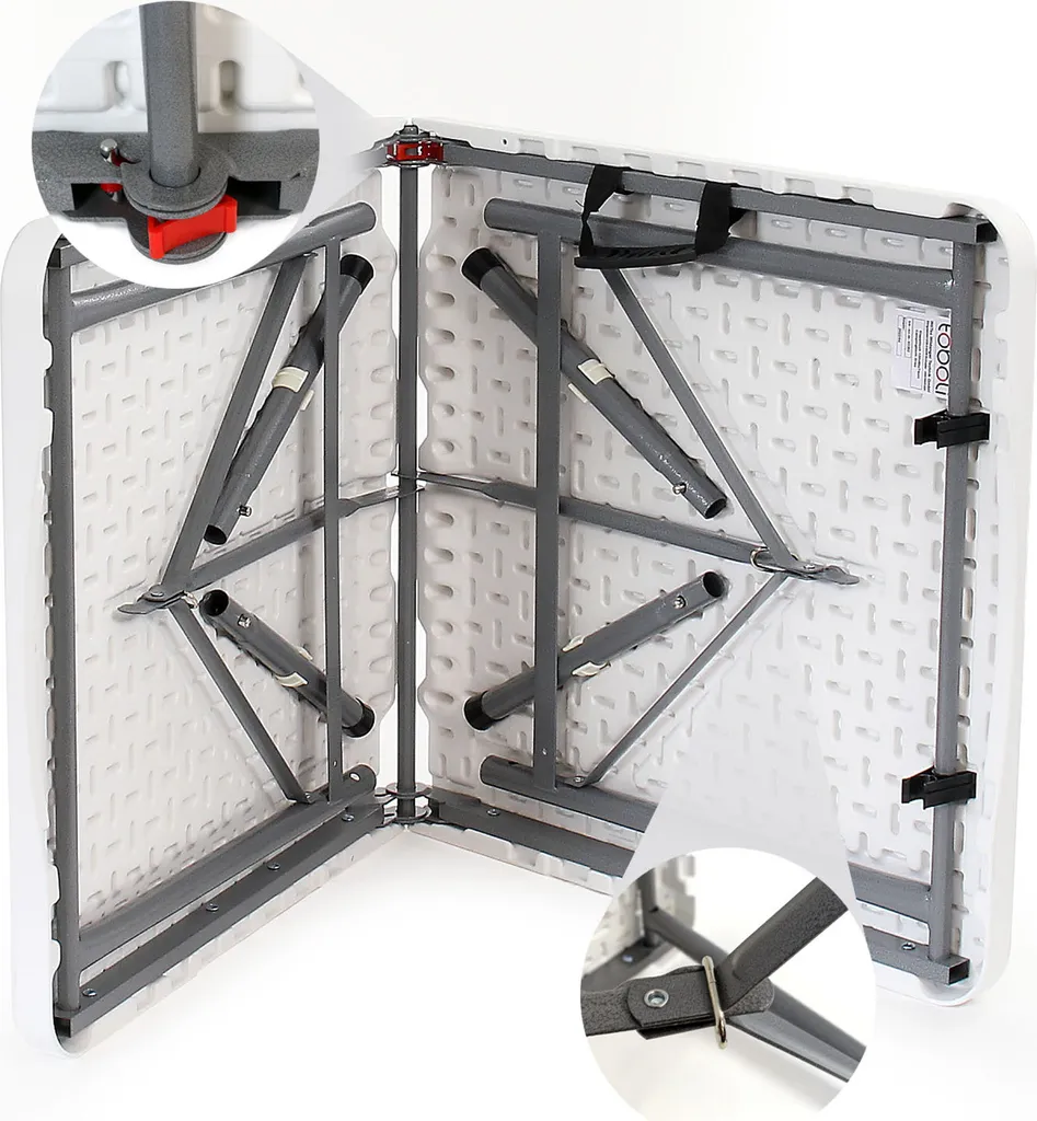 Table pliable légère 122cm : la solution gain de place pour vos fêtes - 2