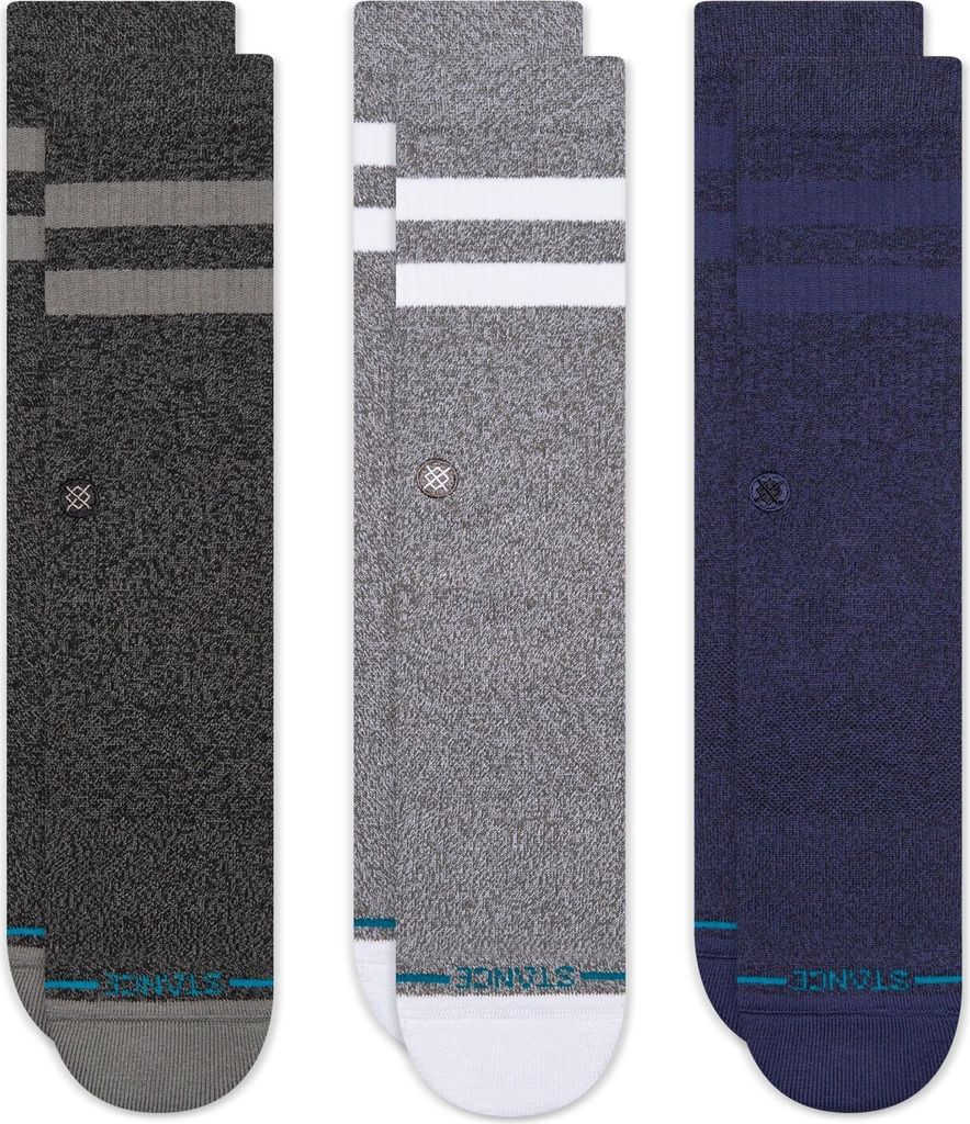 Stance The Joven 3 Pack Crew Socken Grey