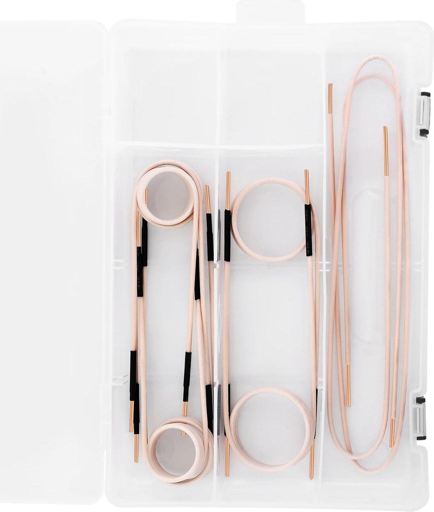 Universelle Heizspiralen - Ersatzteile für Wassererhitzer - 8 Stück - Größen 3/4/5 cm - Aufbewahrungsbox - Weiß