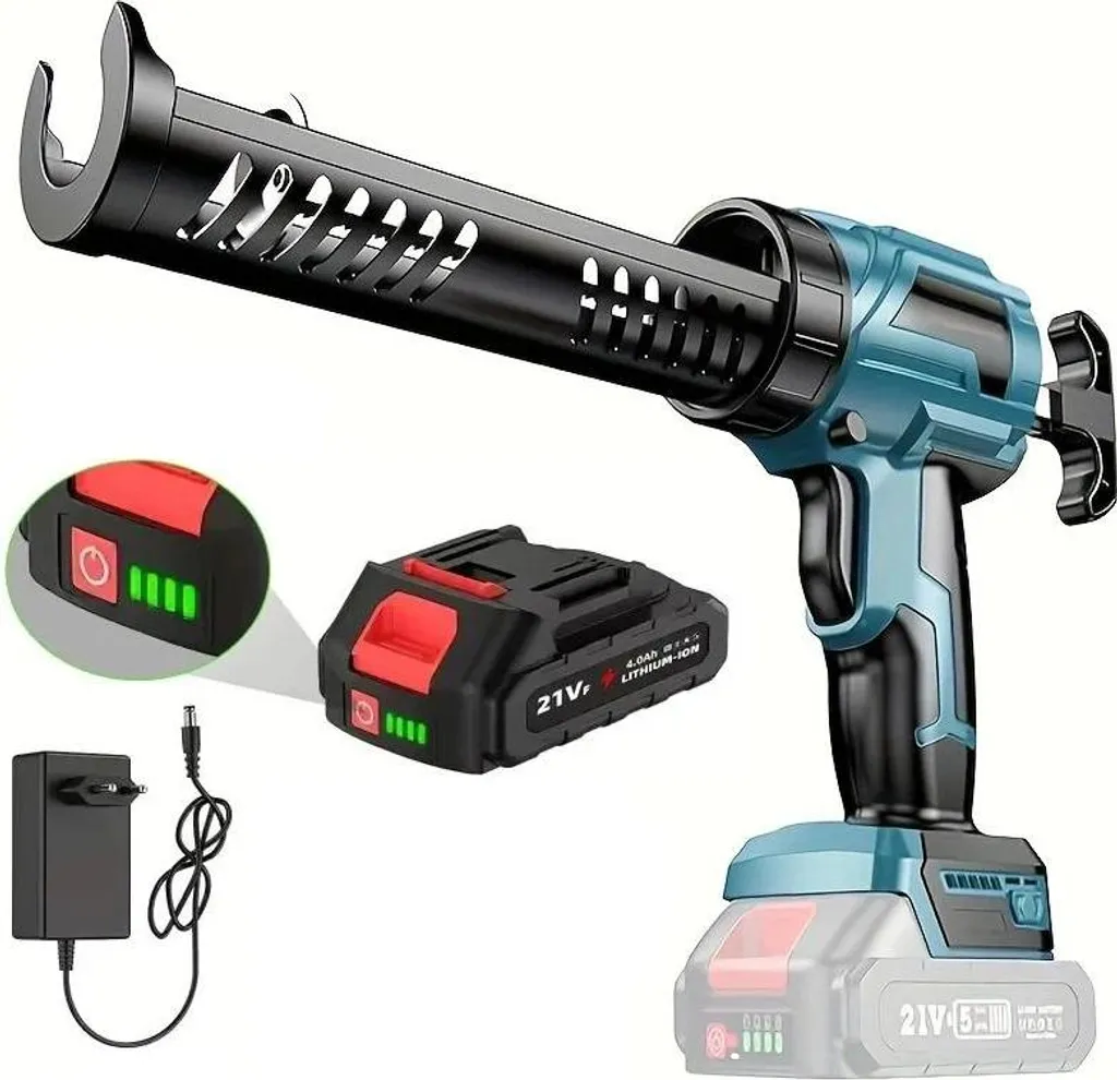 Pistolet à silicone sans fil 18V - Applicateur électrique de mastic pro