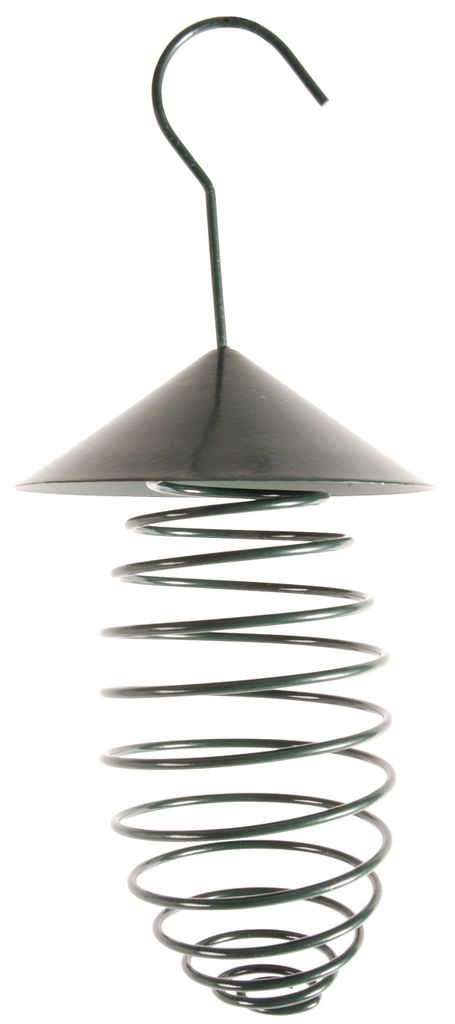 Esschert Design Mangiatoia con tetto verde scuro; FB122 Immagine del prodotto 