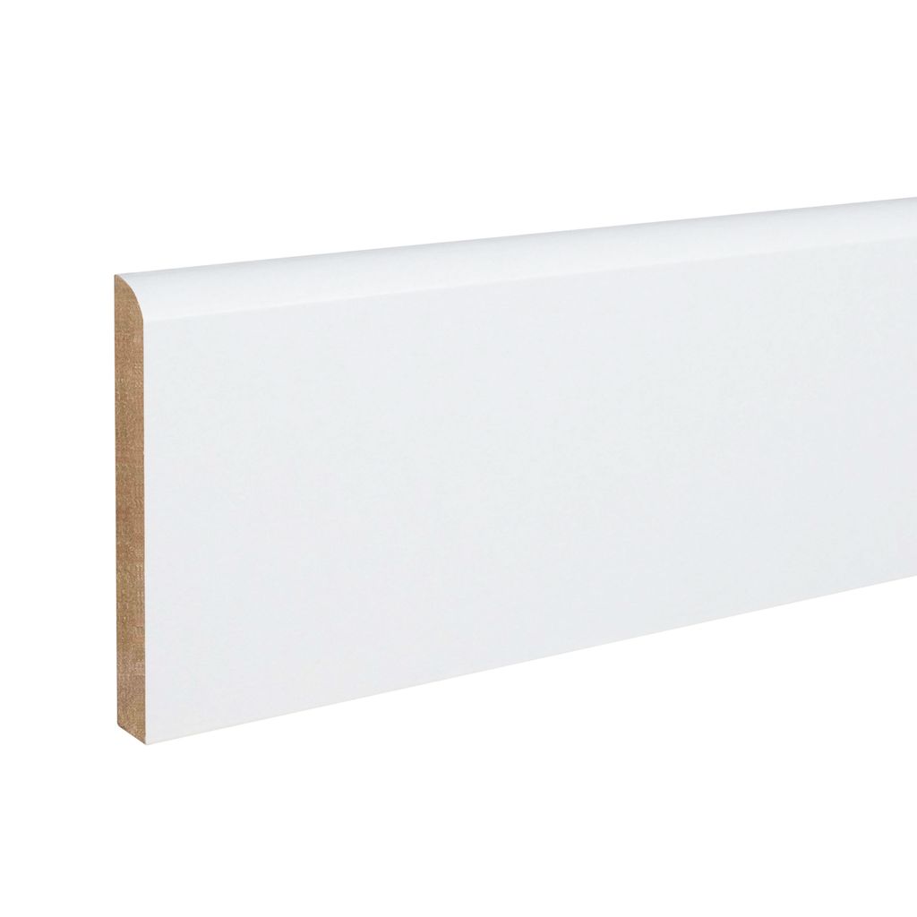 PROVISTON | Sockelleiste MDF | 10 x 70 x 2000 mm | Weiß | Produktbild 