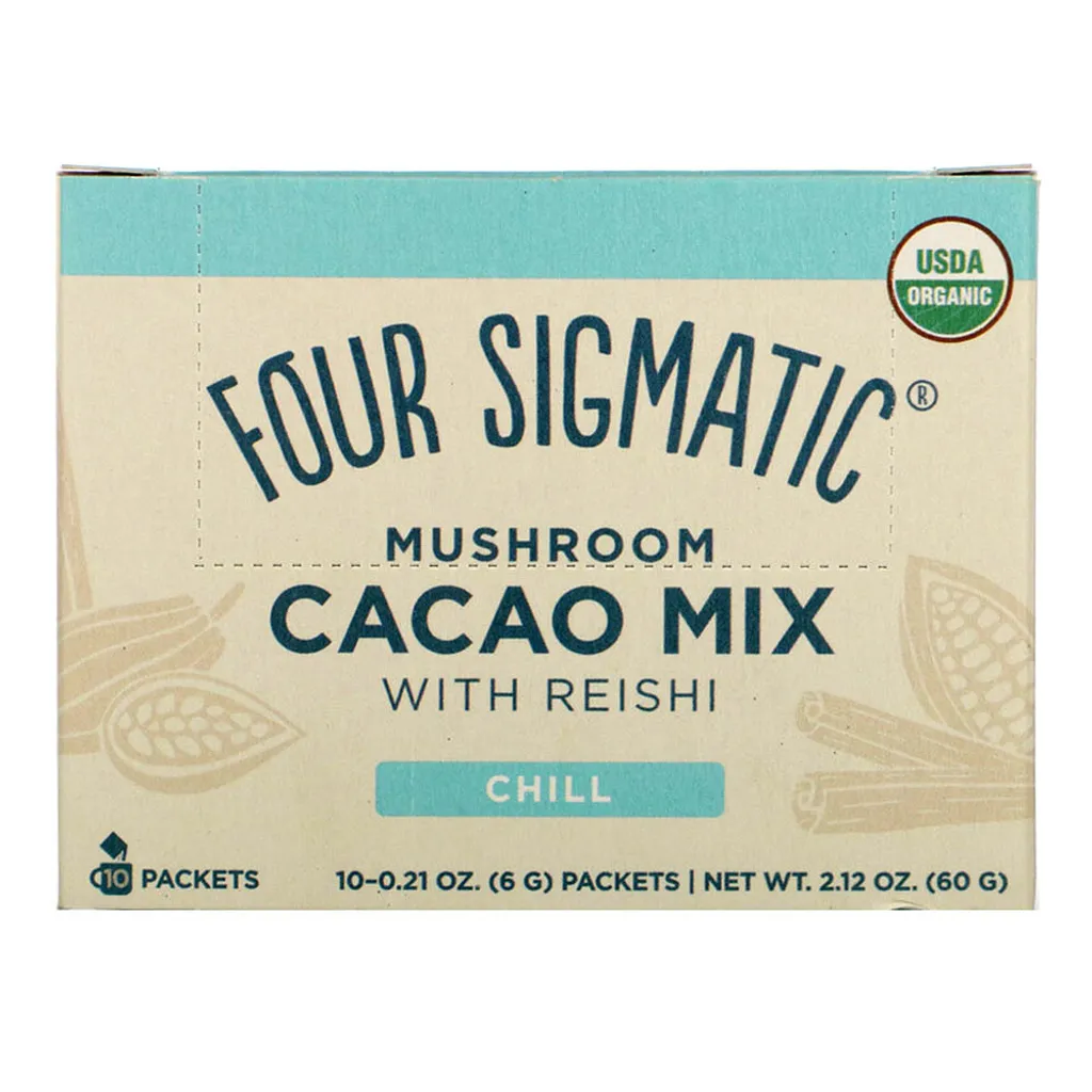 Miscela di funghi Hot Cacao - Reishi 10x6g
